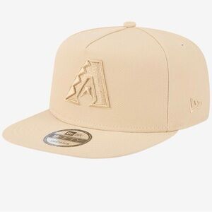 New Era Beige Arizona Diamondbacks Embroidered Logo Snapback